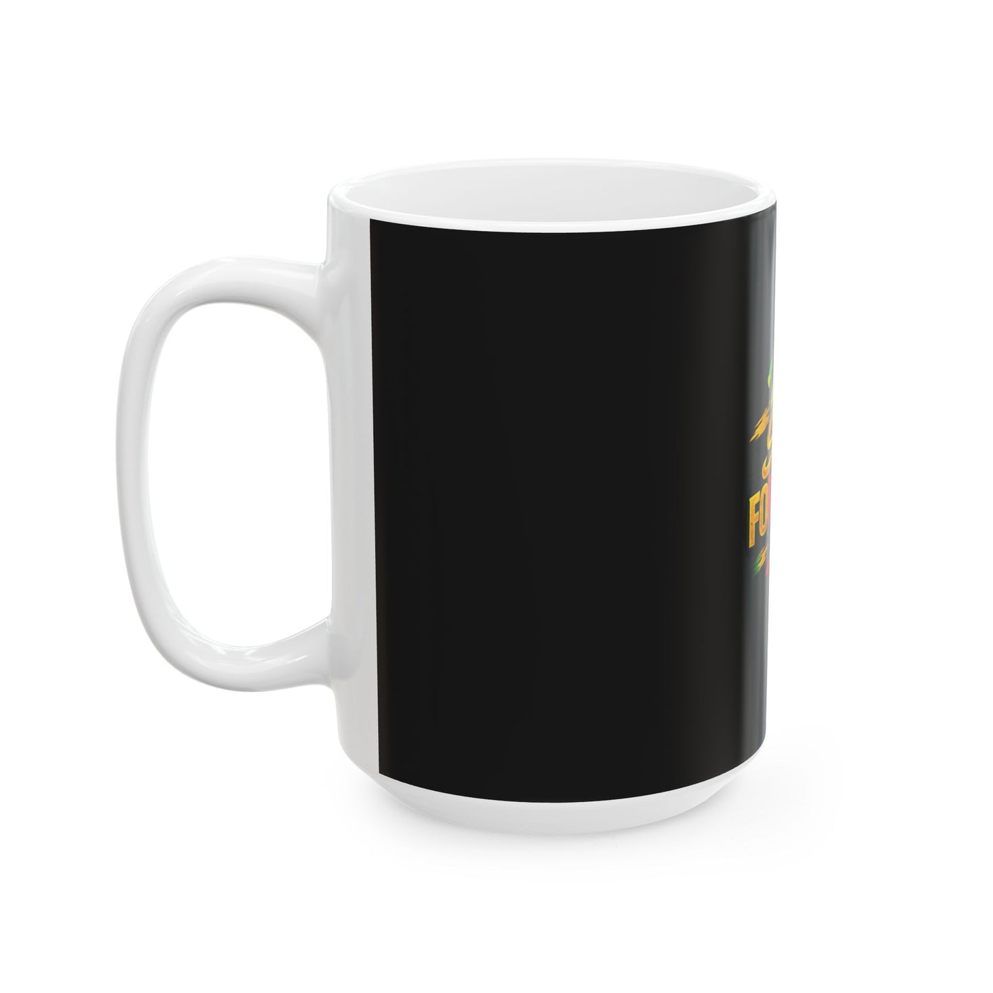 Mi Soon Forward Mug | Jamaican Reggae Brushstroke Design