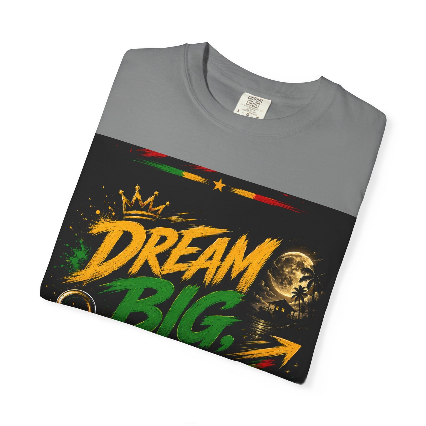 Dream Big Move Silent graphic tee | Inspirational Quote T-Shirt