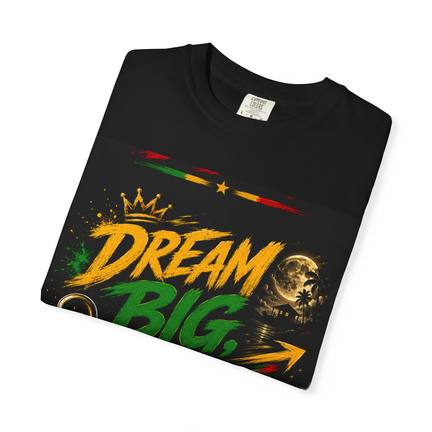 Dream Big Move Silent graphic tee | Inspirational Quote T-Shirt