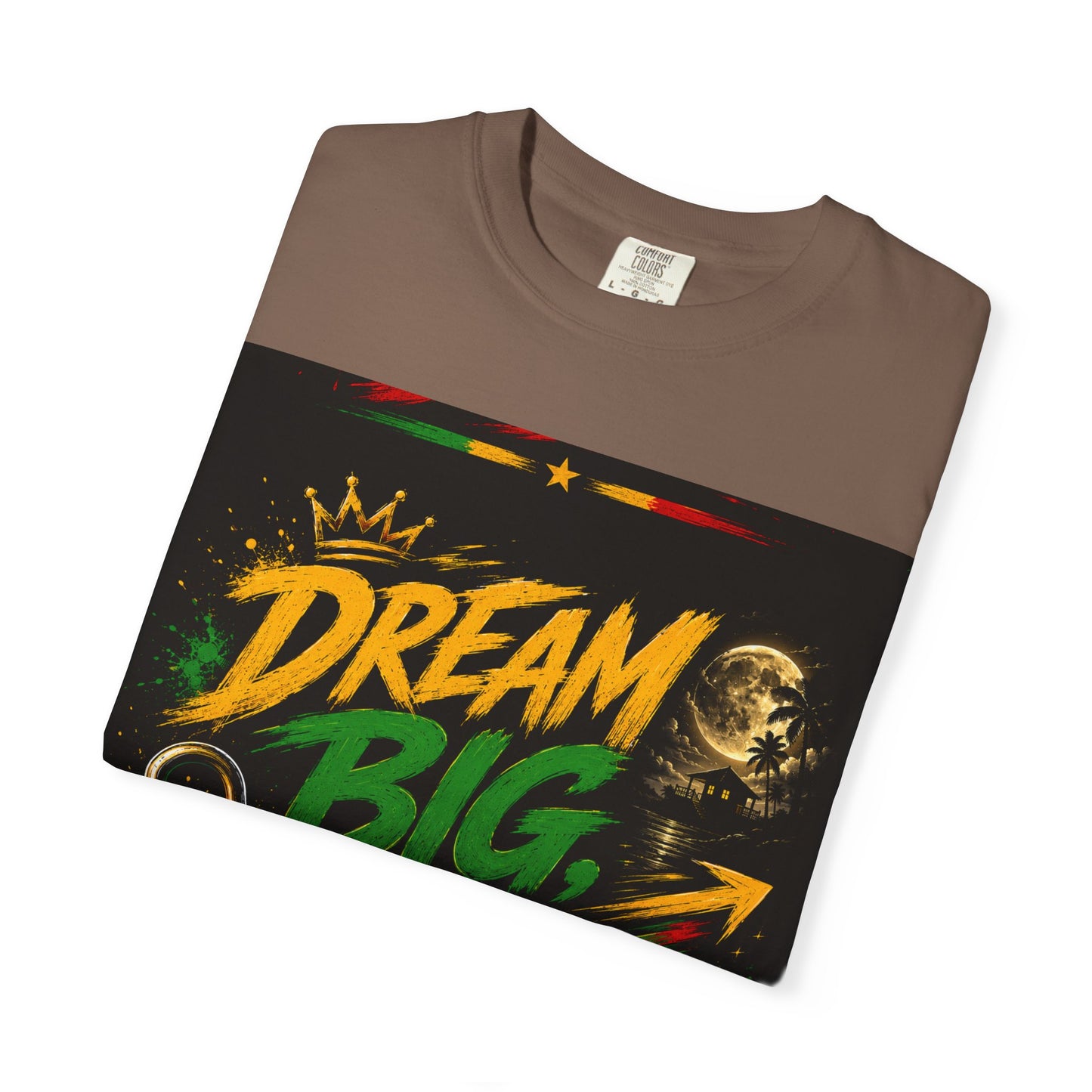 Dream Big Move Silent graphic tee | Inspirational Quote T-Shirt