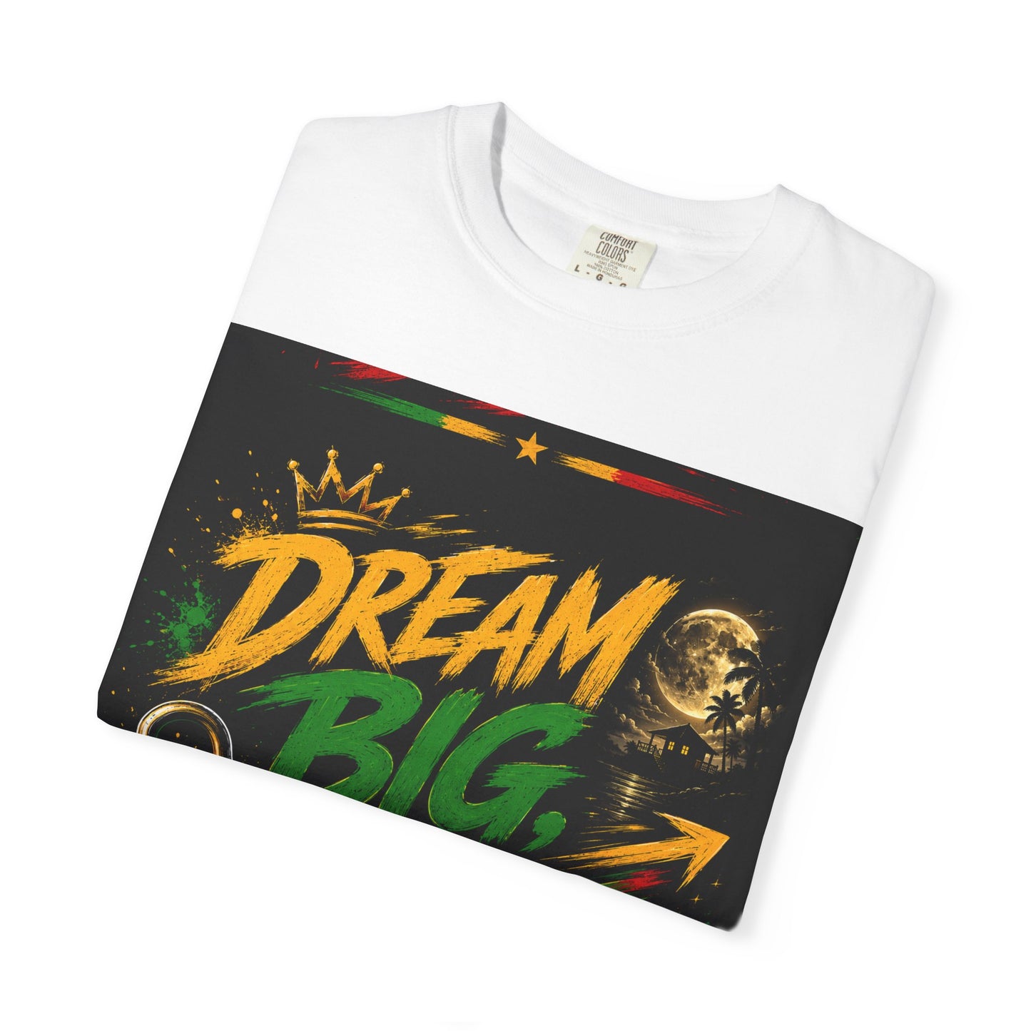 Dream Big Move Silent graphic tee | Inspirational Quote T-Shirt