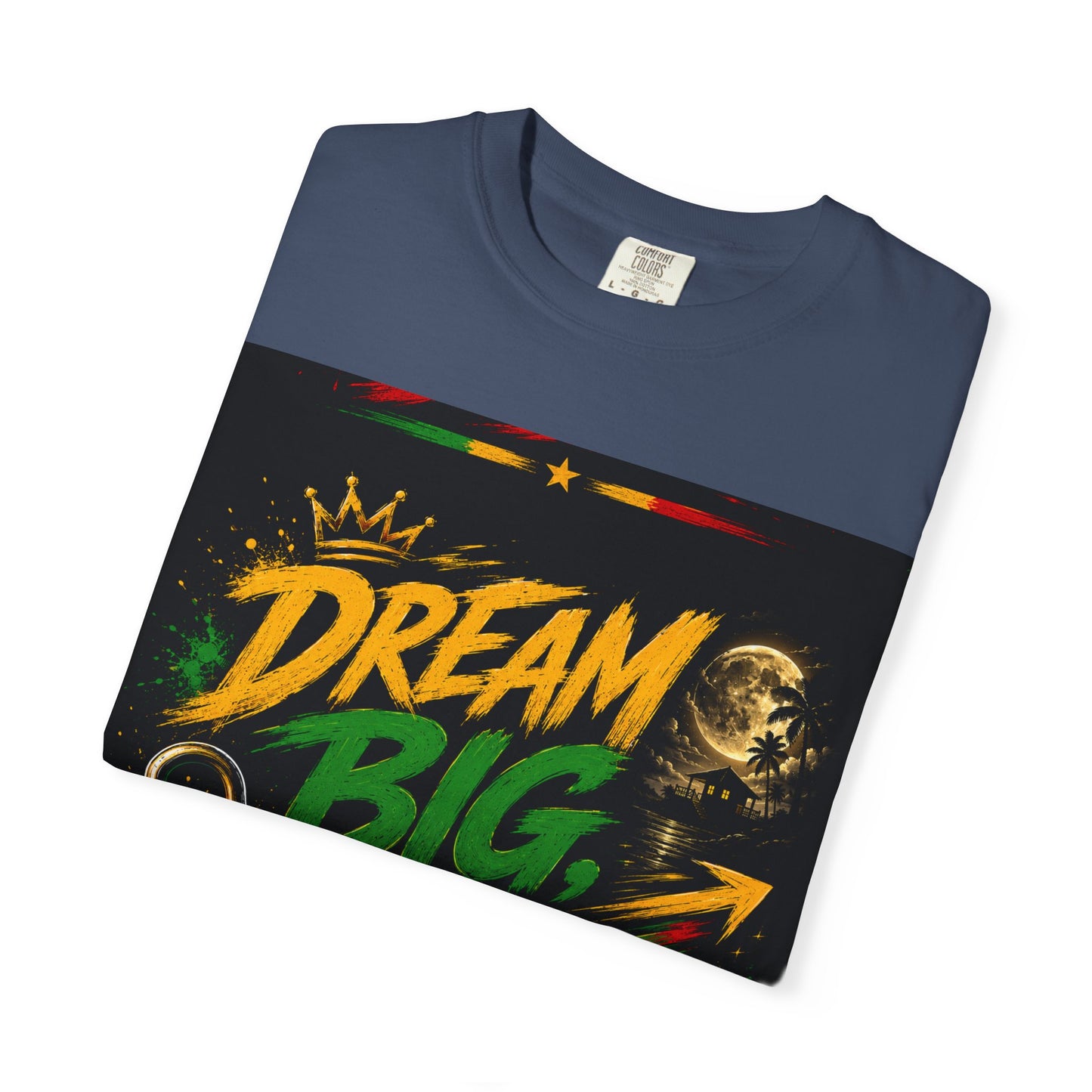 Dream Big Move Silent graphic tee | Inspirational Quote T-Shirt
