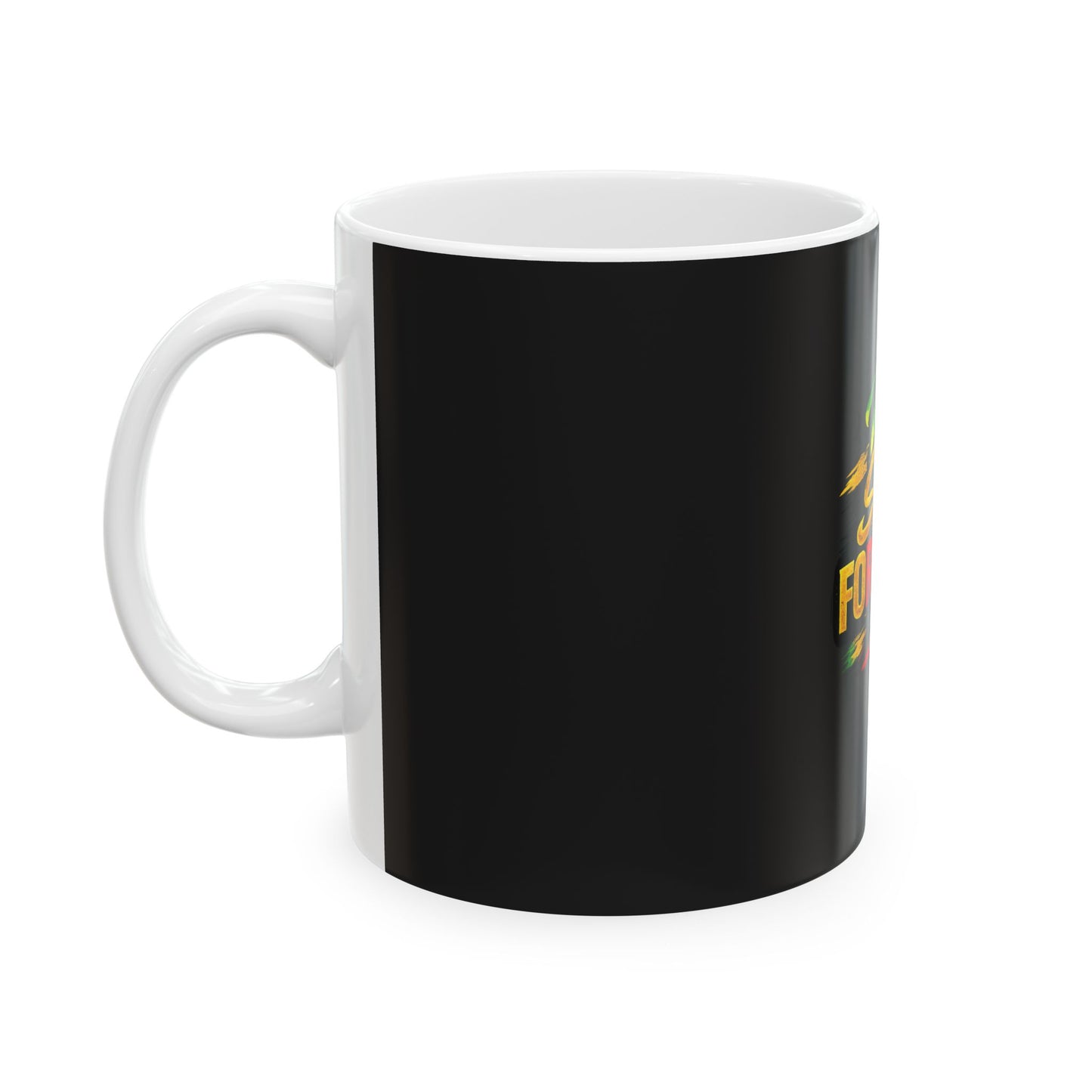 Mi Soon Forward Mug | Jamaican Reggae Brushstroke Design