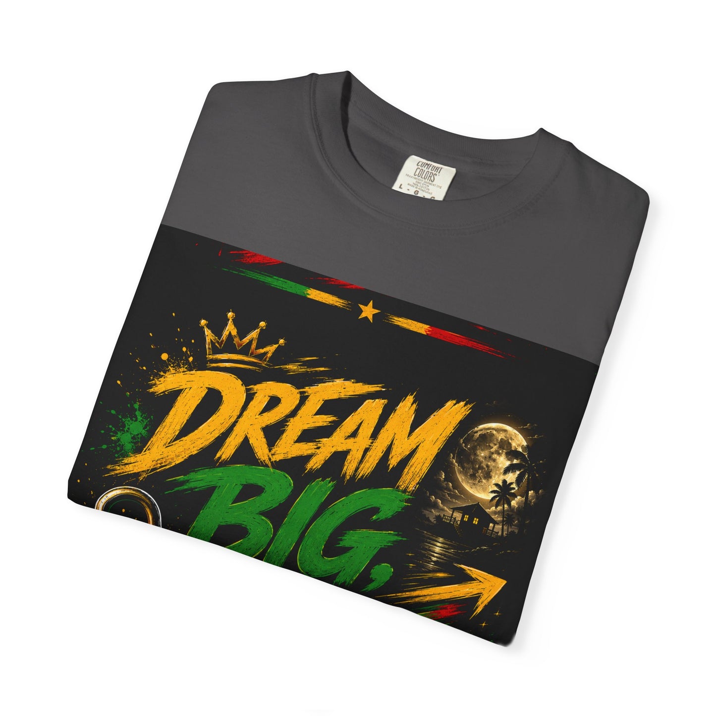 Dream Big Move Silent graphic tee | Inspirational Quote T-Shirt